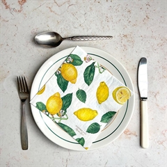 servietter med citro motiv